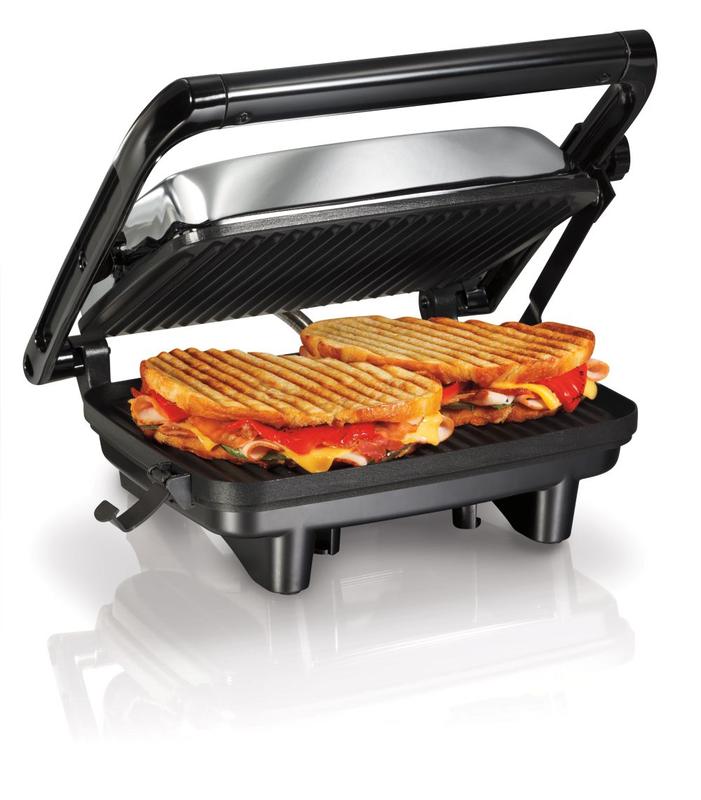 Sanduicheira hamilton beach panini gourmet preto 127v 25460-bz127